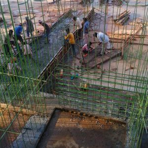 Anjarakkandi RCB: Central Weir b/w A1 to P2 concreting in progress